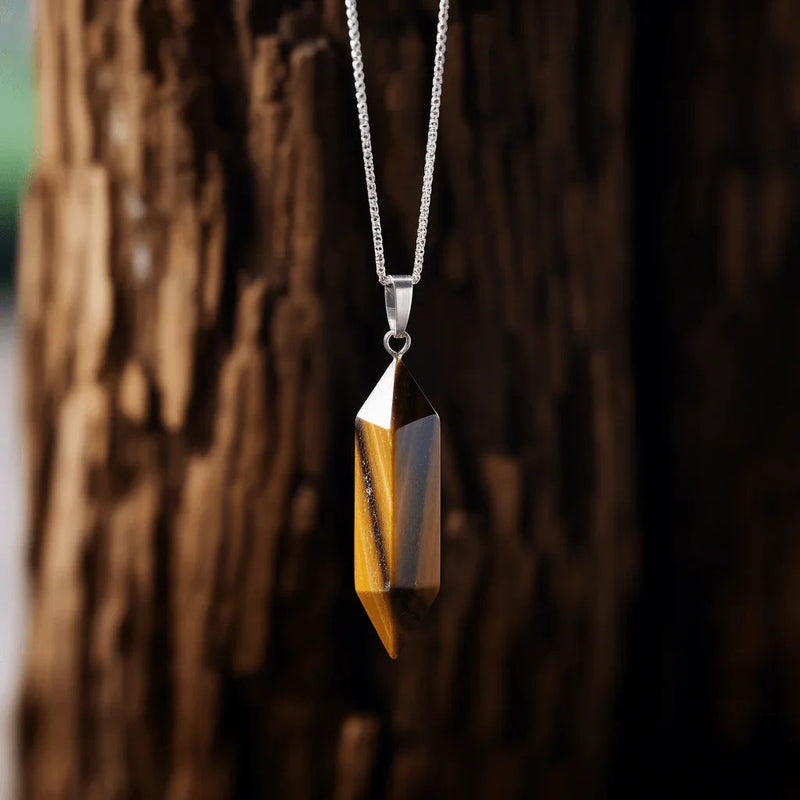 Tiger Eye Pendant for Enhanced Focus & Mental Clarity | Brahmatells by Brahmatells