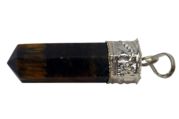 Tiger Eye Pendant for Enhanced Focus & Mental Clarity | Brahmatells by Brahmatells