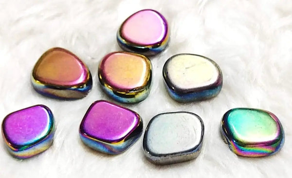 Titanium Aura Quartz Tumble by Brahmatells