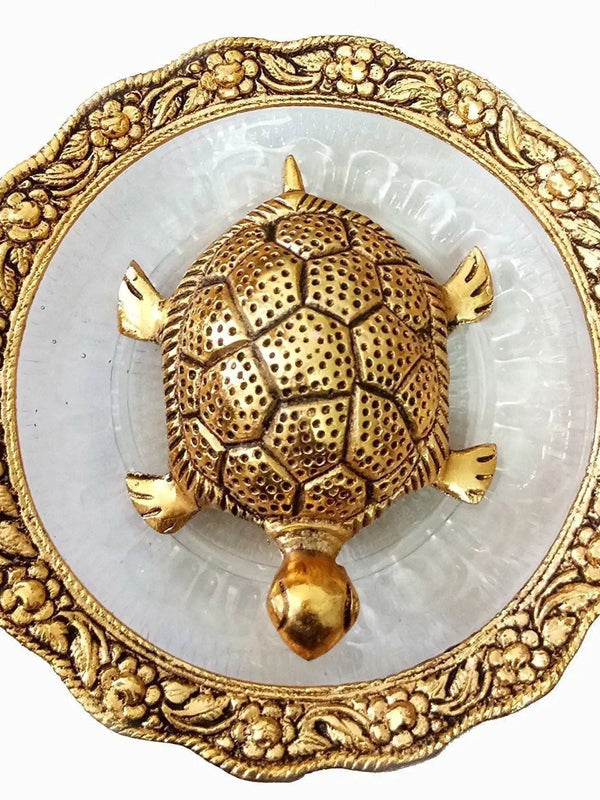 Tortoise on Plate for Vastu by Brahmatells