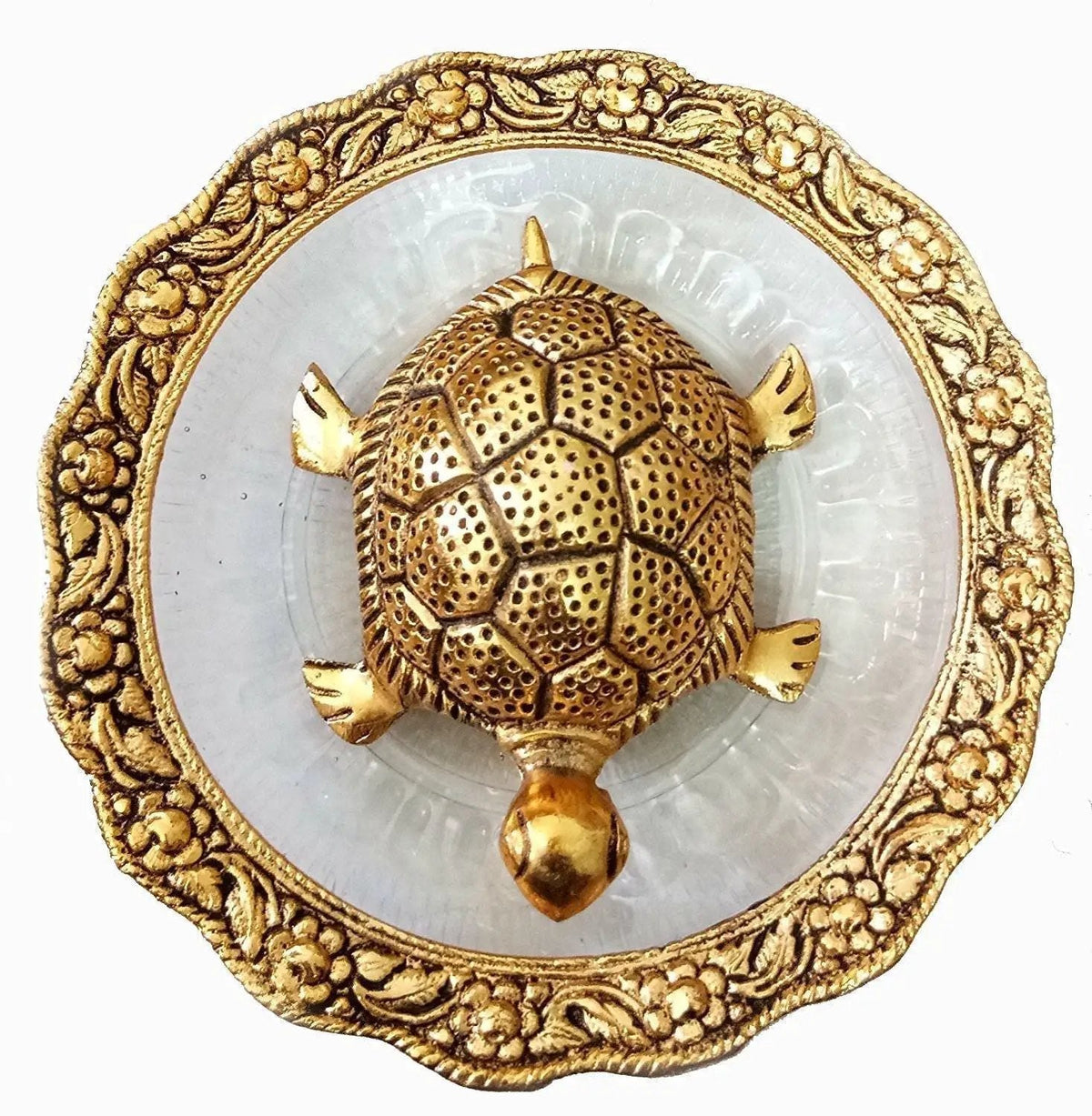 Tortoise on Plate for Vastu by Brahmatells