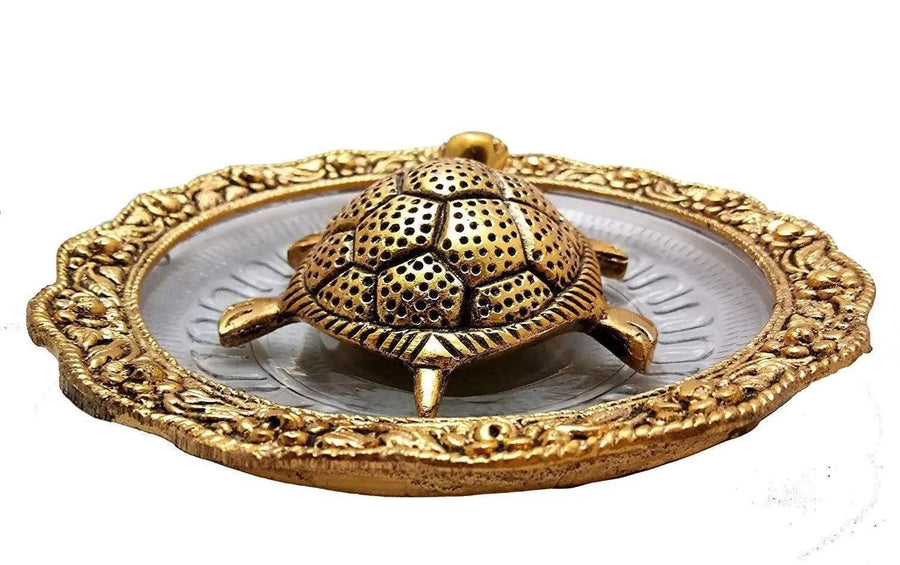 Tortoise on Plate for Vastu by Brahmatells