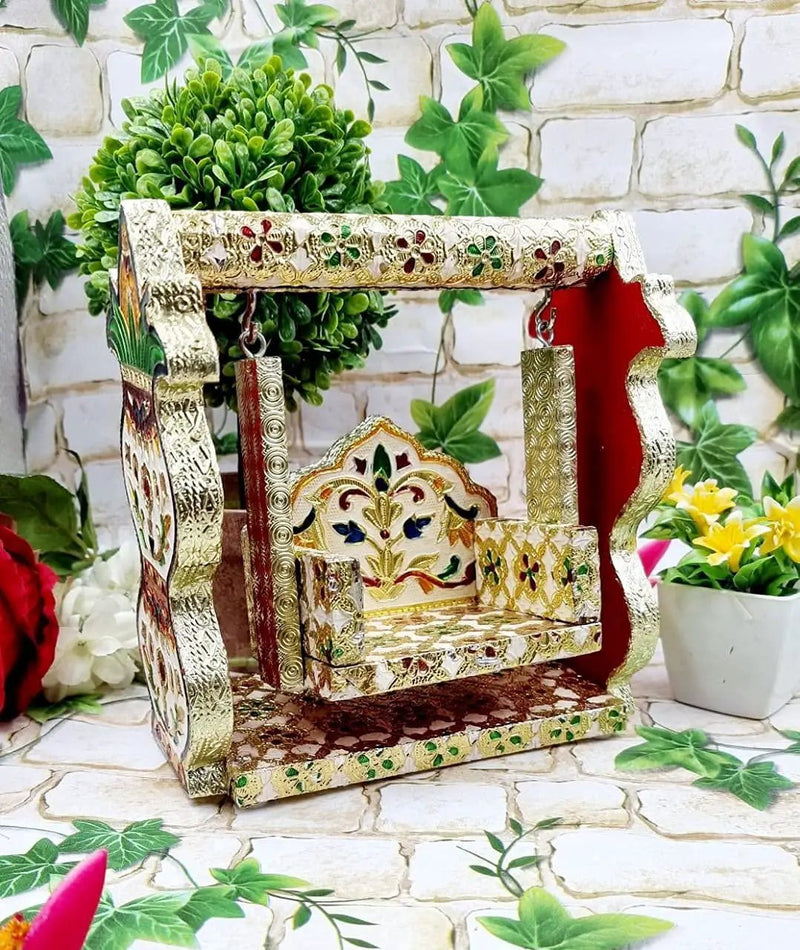 Tortoise On Plate (Golden) by Brahmatells