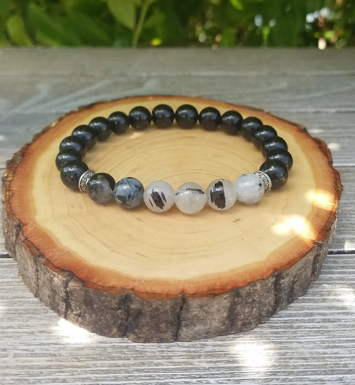 Tourmalated Quartz Protection Bracelet | Brahmatells by Brahmatells
