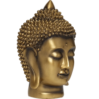 Tranquil Buddha Face Figurine by Brahmatells