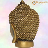 Tranquil Buddha Face Figurine by Brahmatells