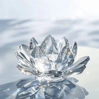 Transparent Crystal Lotus for Harmonious Energy | Brahmatells by Brahmatells