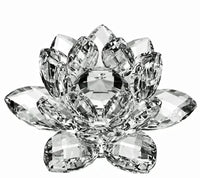 Transparent Crystal Lotus for Harmonious Energy | Brahmatells by Brahmatells