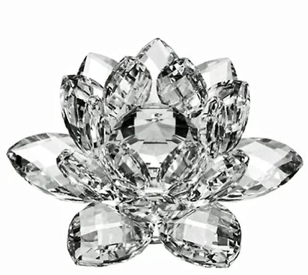 Transparent Crystal Lotus for Harmonious Energy | Brahmatells by Brahmatells
