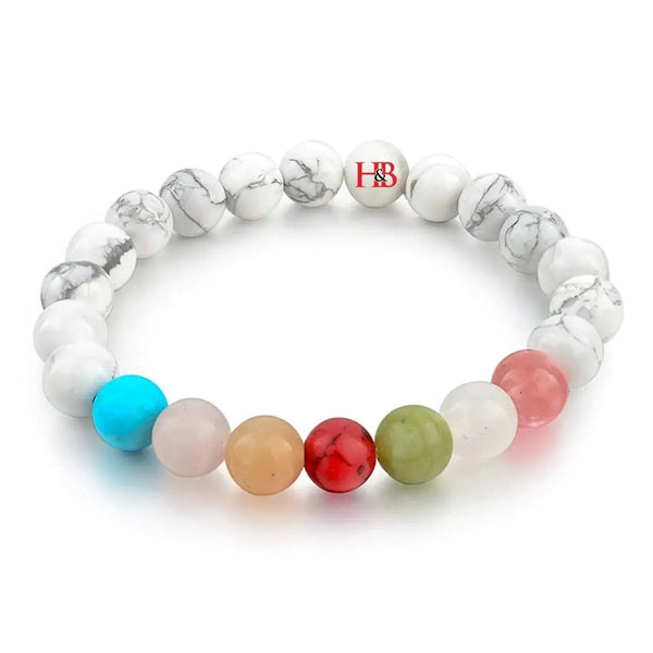 Triple Protection 7 Chakra Beads Bracelet - Balance & Harmony by Brahmatells
