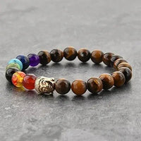 Triple Protection 7 Chakra Beads Bracelet - Balance & Harmony by Brahmatells
