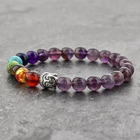 Triple Protection 7 Chakra Beads Bracelet - Balance & Harmony by Brahmatells