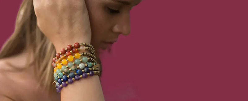 Triple Protection 7 Chakra Beads Bracelet - Balance & Harmony by Brahmatells