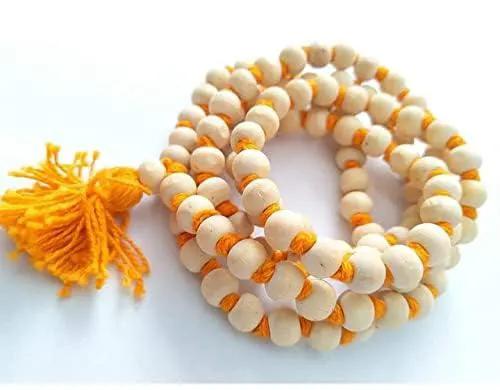 Tulsi Jaap Mala | 108 Beads Rosary for Spiritual Practice by Brahmatells