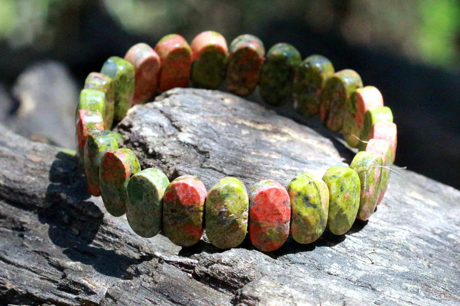 Unakite Bracelet for Natural Harmony | Brahmatells Gemstone Jewelry by Brahmatells