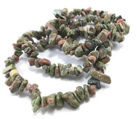 Unleash Healing with Energized Unakite Chips Bracelet | Brahmatells by Brahmatells