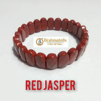 Unleash Your Inner Strength with Energized Red Jasper Bracelet by Brahmatells