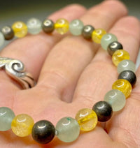 Unlock Prosperity: Citrine, Pyrite & Green Aventurine Bracelet | Instant Wealth Magnet | Brahmatells by Brahmatells