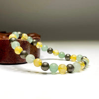 Unlock Prosperity: Citrine, Pyrite & Green Aventurine Bracelet | Instant Wealth Magnet | Brahmatells by Brahmatells