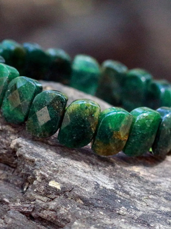 Unlock Prosperity with Energized Green Jade Bracelet | Brahmatells by Brahmatells
