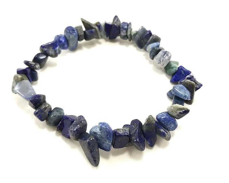 Unlock Your True Potential with Energized Sodalite Chips Bracelet | Brahmatells by Brahmatells