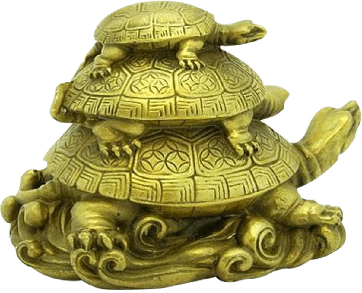 Vastu Feng Shui- Triple Tortoise sober by Brahmatells