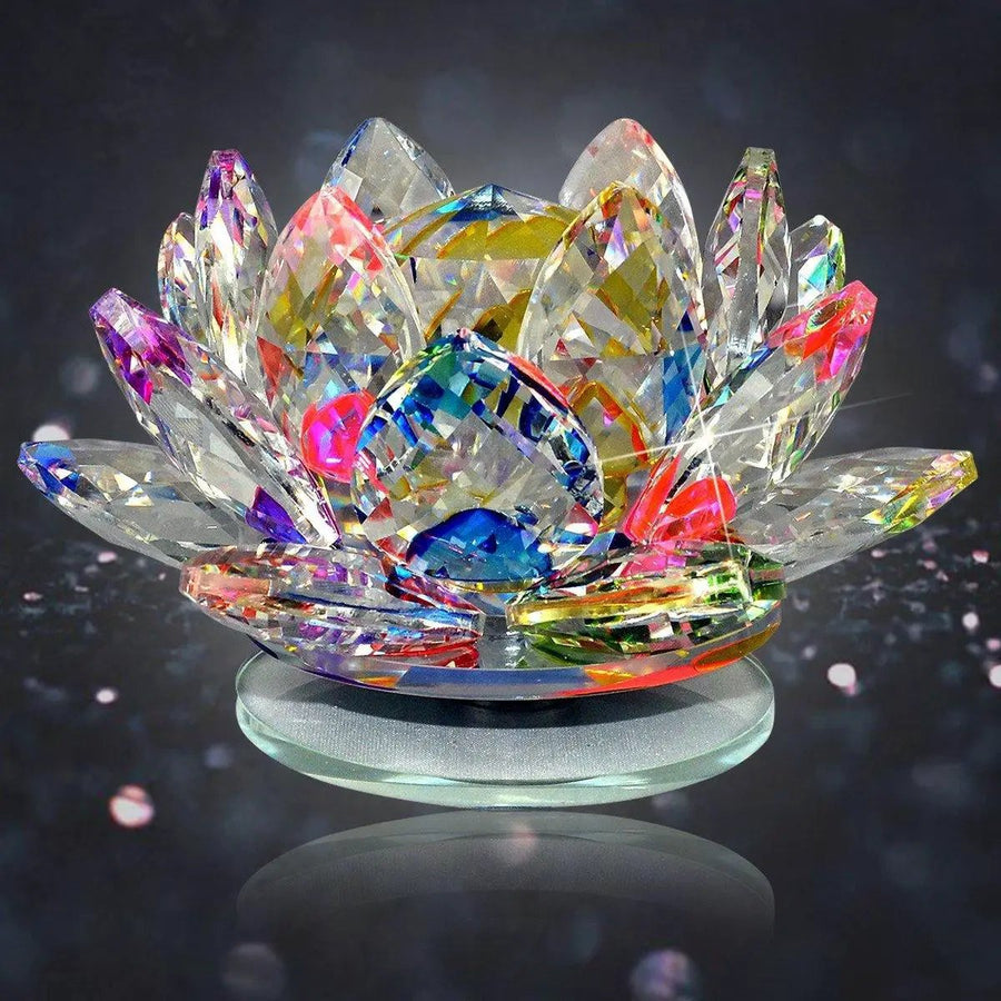 Vastu Lotus Feng Shui Crystal for Prosperity | Brahmatells by Brahmatells