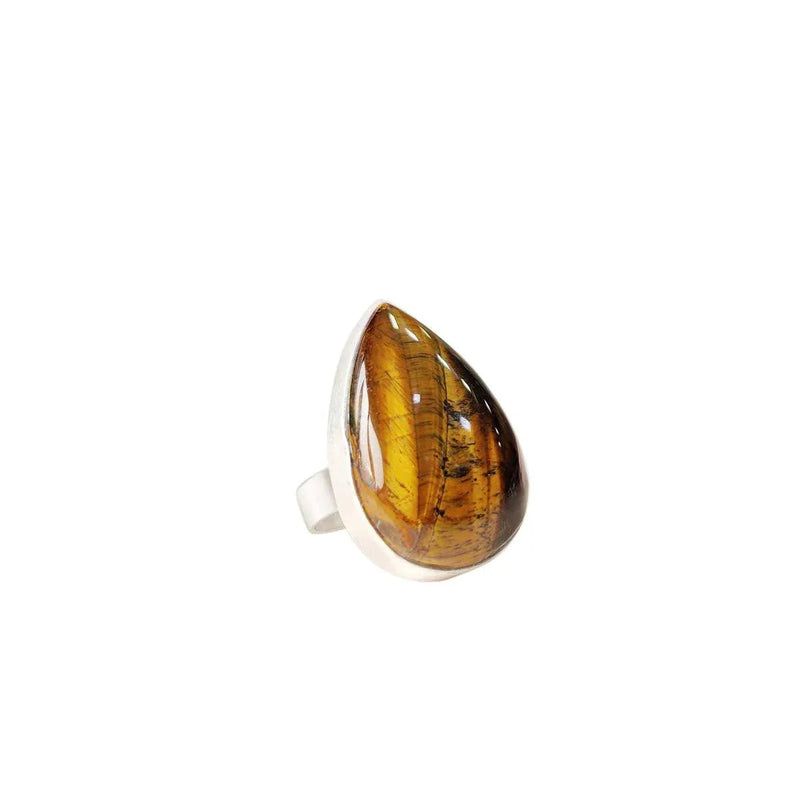 Versatile Crystal Stone Adjustable Rings - Diverse Shapes & Colors | Brahmatells by Brahmatells