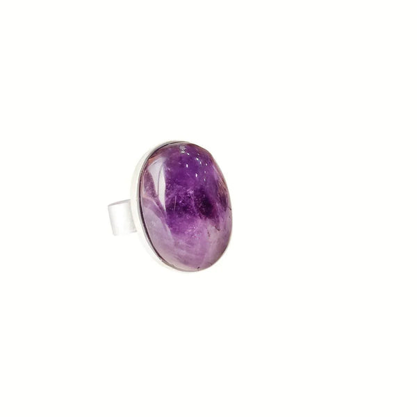 Versatile Crystal Stone Adjustable Rings - Diverse Shapes & Colors | Brahmatells by Brahmatells