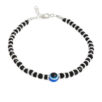 Ward Off Negativity with Evil Eye Black Crystals Bracelet | Brahmatells by Brahmatells