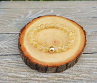 Wealth & Prosperity Bracelet | Citrine & Gold-Filled Bead by Brahmatells