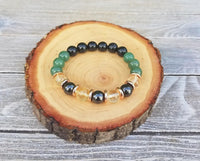 Wealth Bracelet – Citrine & Tourmaline for Abundance by Brahmatells