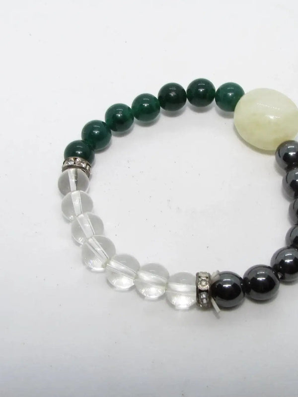 Wealth Magnet Bracelet: Citrine, Quartz, and Aventurine | Brahmatells by Brahmatells