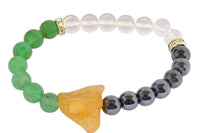 Wealth Magnet Bracelet: Citrine, Quartz, and Aventurine | Brahmatells by Brahmatells