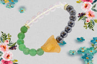 Wealth Magnet Bracelet: Citrine, Quartz, and Aventurine | Brahmatells by Brahmatells
