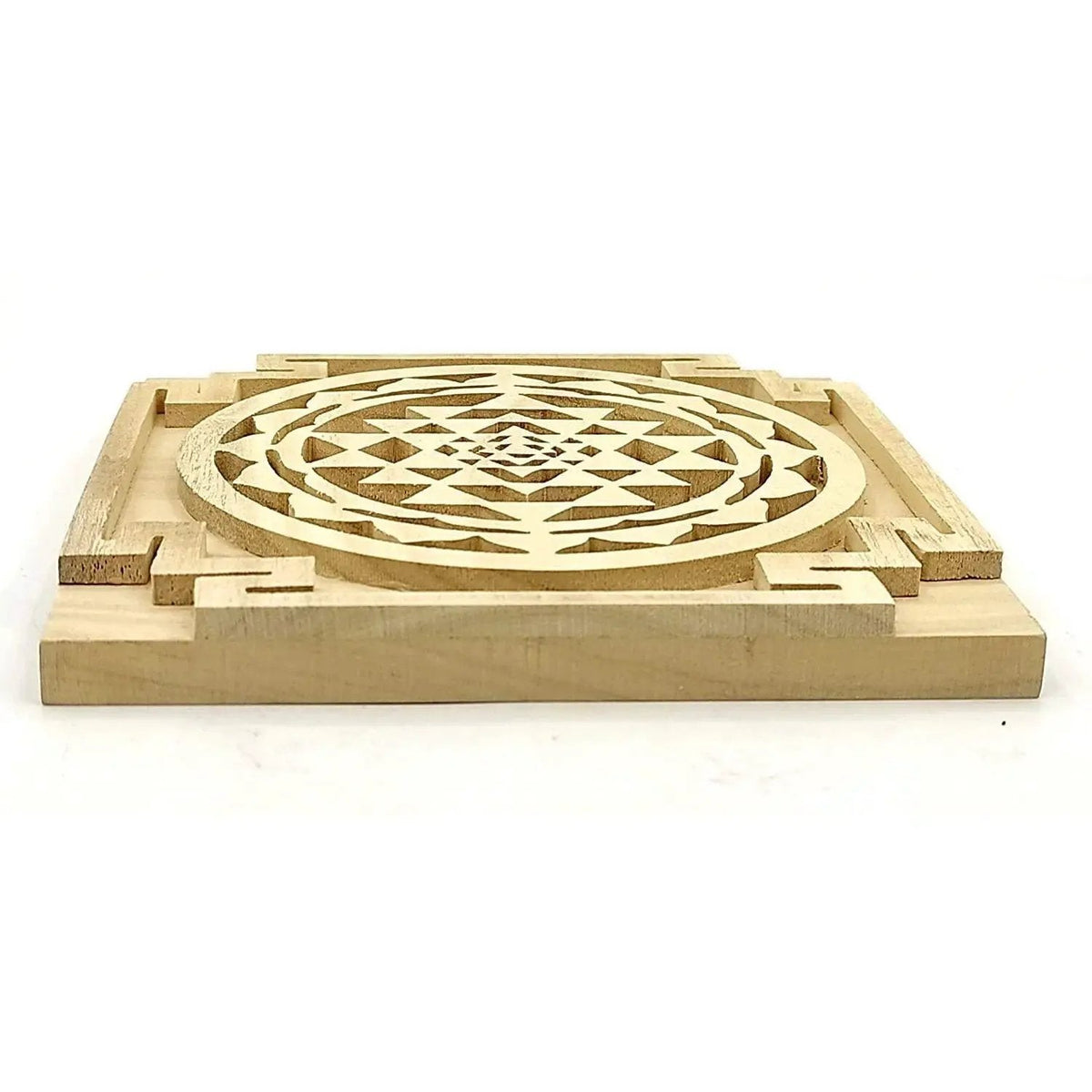Wood Sriparni Sri Yantra by Brahmatells