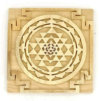 Wood Sriparni Sri Yantra by Brahmatells