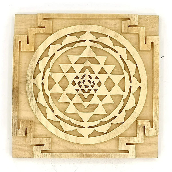 Wood Sriparni Sri Yantra by Brahmatells