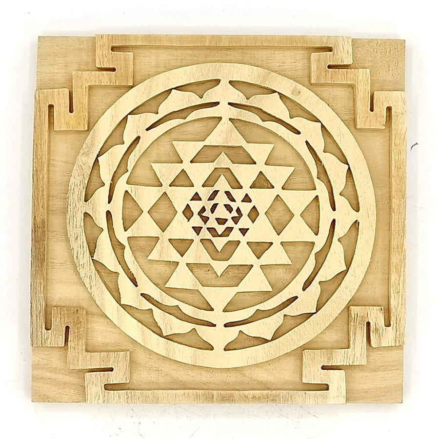 Wood Sriparni Sri Yantra by Brahmatells