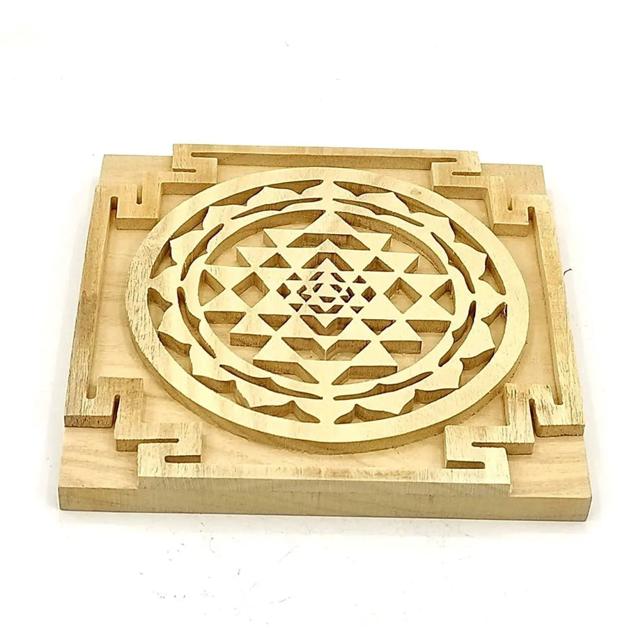 Wood Sriparni Sri Yantra by Brahmatells