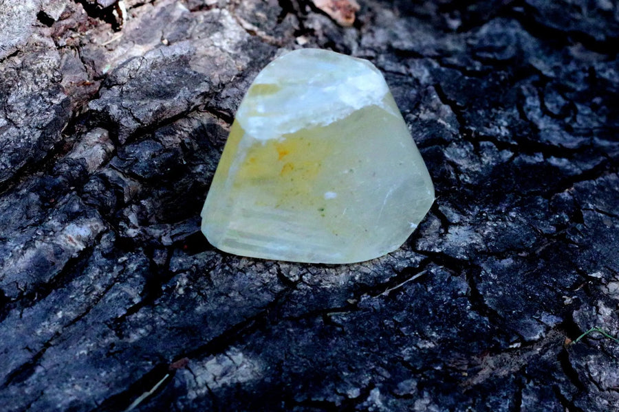 Yellow Calcite Tumble by Brahmatells