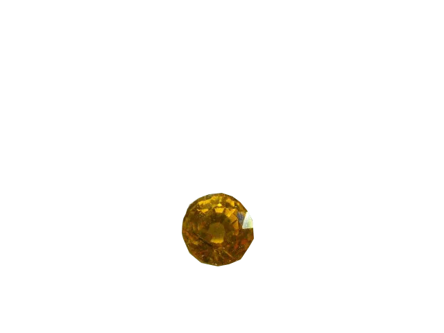 Yellow sapphire deep-yellow-round BTYS117GSM by Brahmatells
