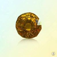 Yellow sapphire deep-yellow-round BTYS117GSM by Brahmatells