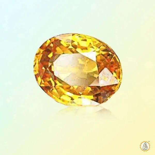 Yellow sapphire gold-yellow BTYS104GSM by Brahmatells