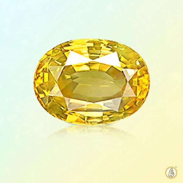 Yellow sapphire light-yellow BTYS106GSM by Brahmatells