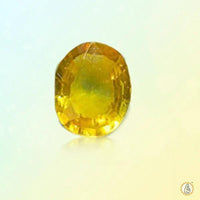 Yellow sapphire lime-yellow BTYS116GSM by Brahmatells