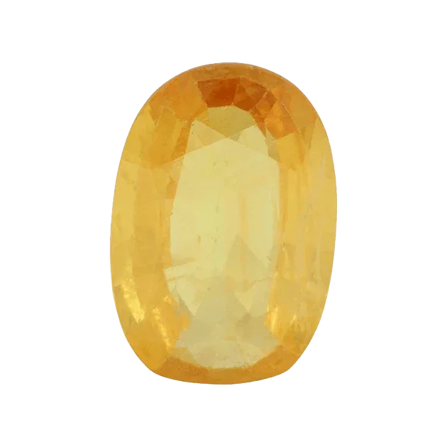 Yellow sapphire oval BTYS103GSM by Brahmatells