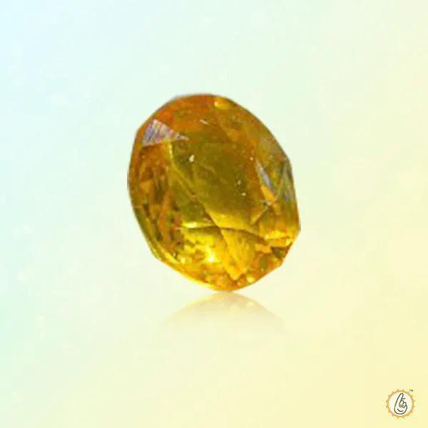 Yellow sapphire soft-oval BTYS118GSM by Brahmatells