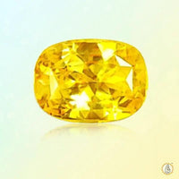 Yellow sapphire soft-square-honey-yellow BTYS107GSM by Brahmatells