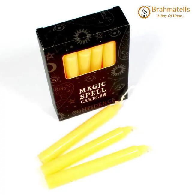 Yellow Success Spell Candles Pack of 10 by Brahmatells